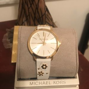 Michael Kors Watch Flower Embellishments